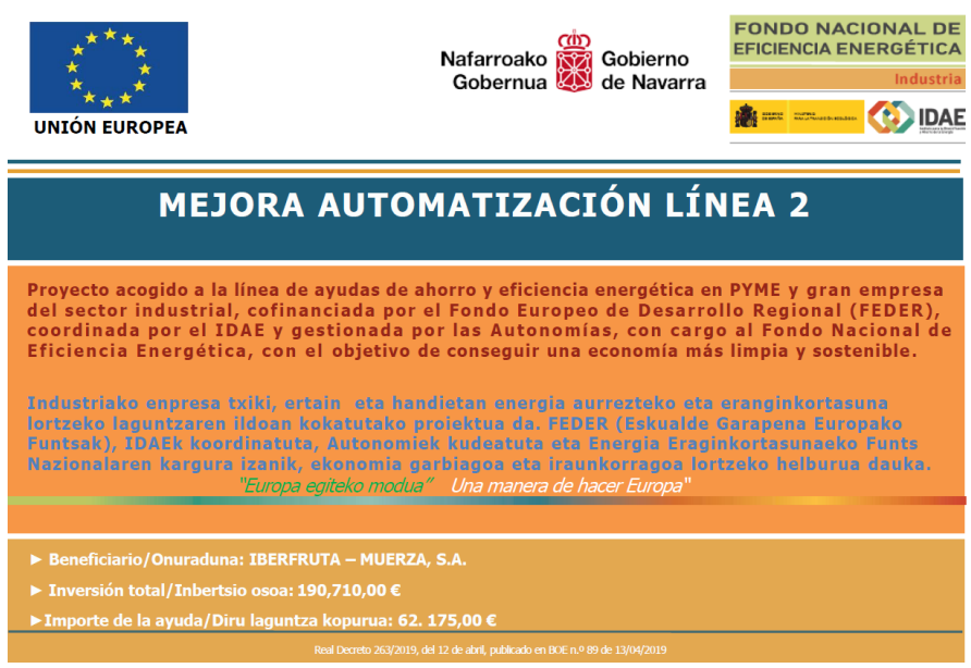 Mejora Automatización – Línea 2